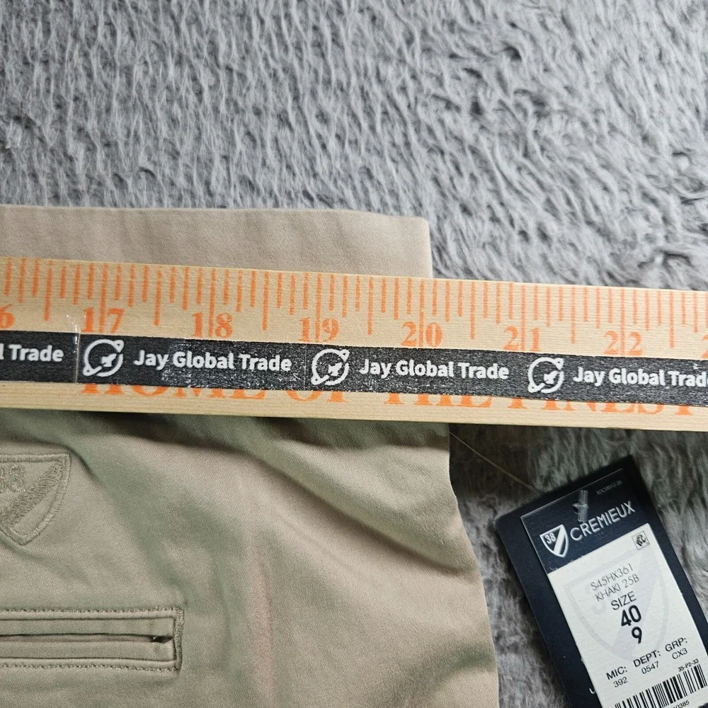 $65 NWT Cremieux Chino Shorts Men 40 x 9